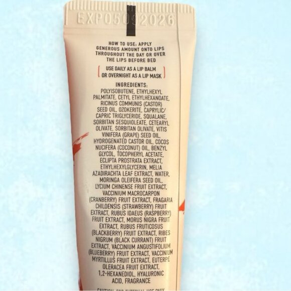 🆕 NWT Aceology Berry Glaze Overnight Lip Glaze Mask 15mL Korean Beauty - Picture 3 of 3